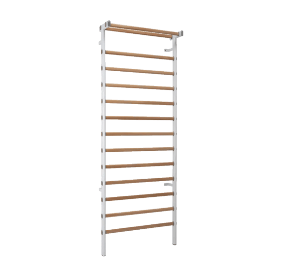 Schienale con montanti in acciaio e 14 barre